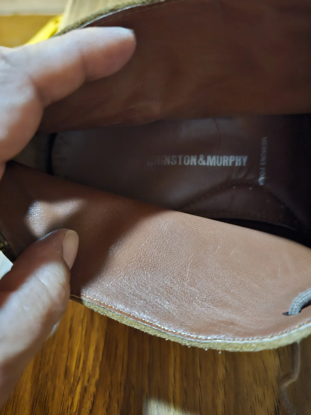 Johnston & Murphy Men's Suede Chukka Boots in Brown